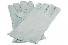 Leather Hand Gloves grey
