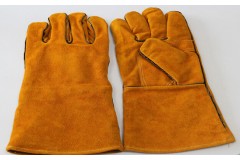 Leather Hand Gloves yellow